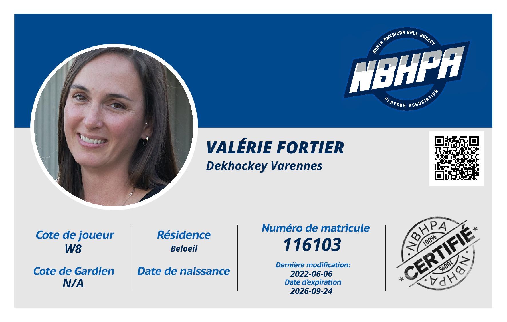 Valérie Fortier