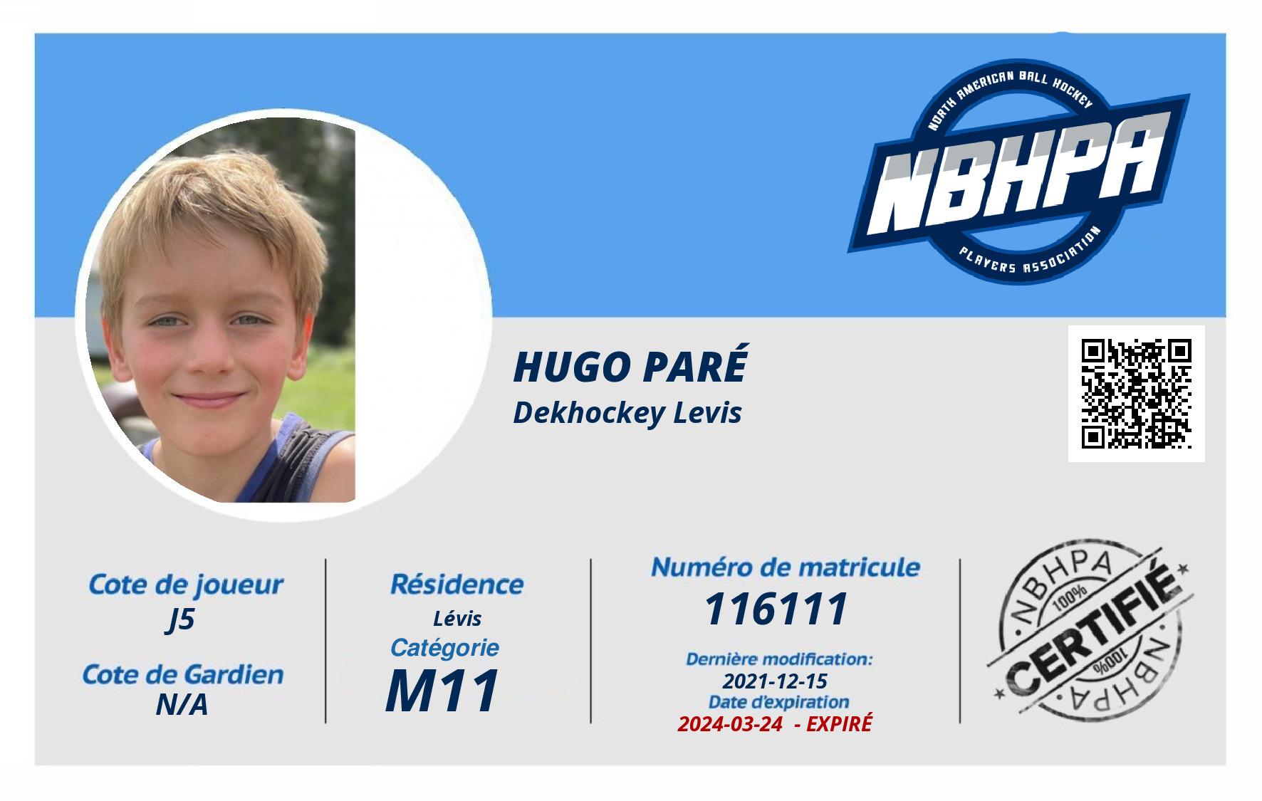 Hugo Paré