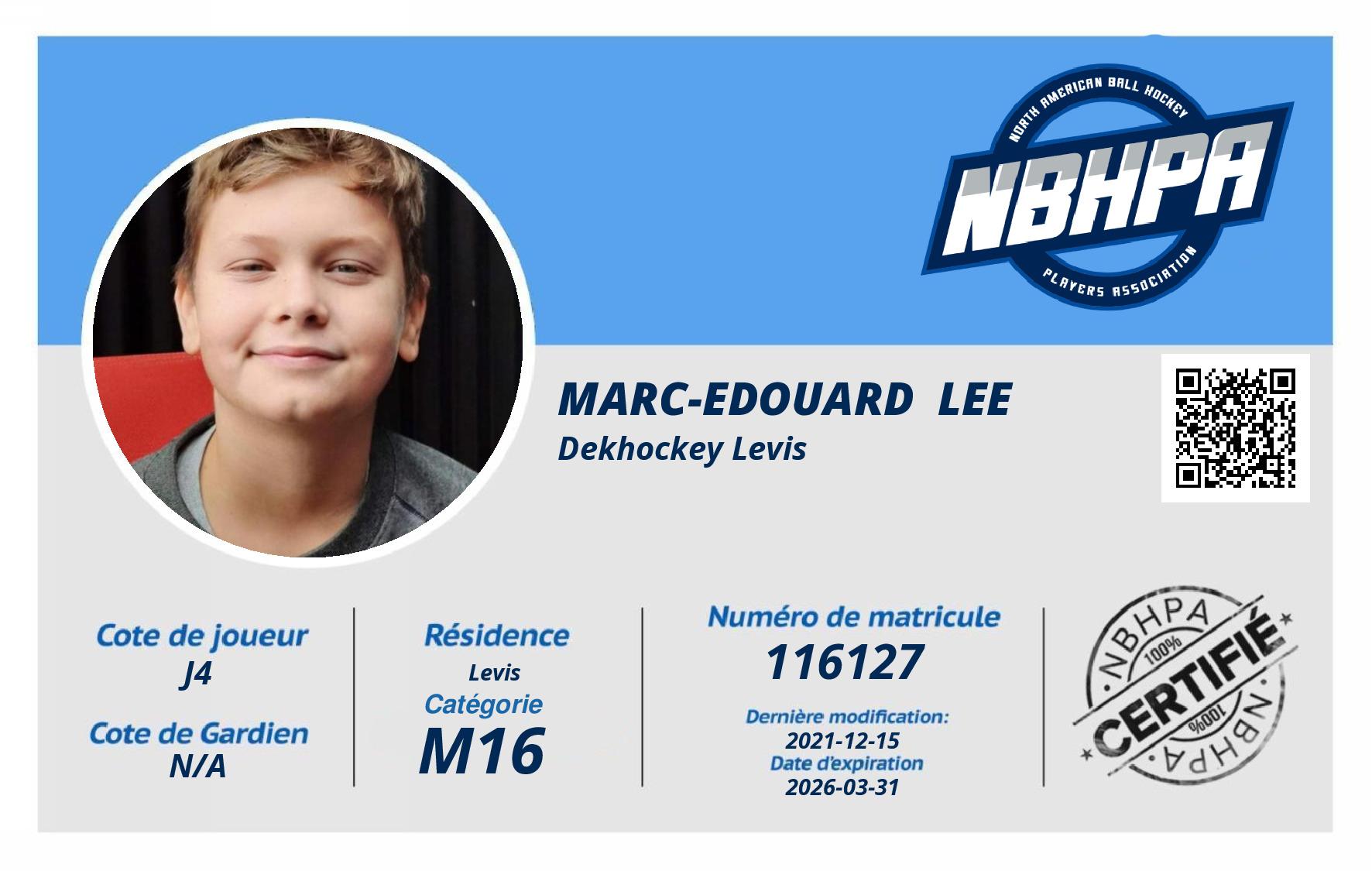 Marc-Edouard  Lee