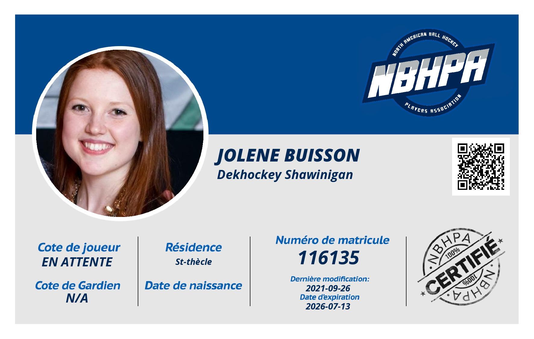 Jolene Buisson