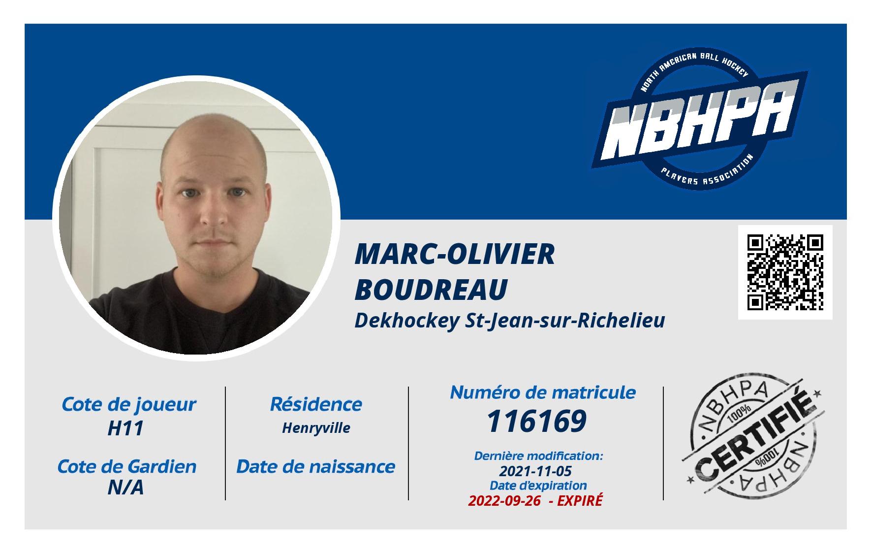 Marc-Olivier Boudreau