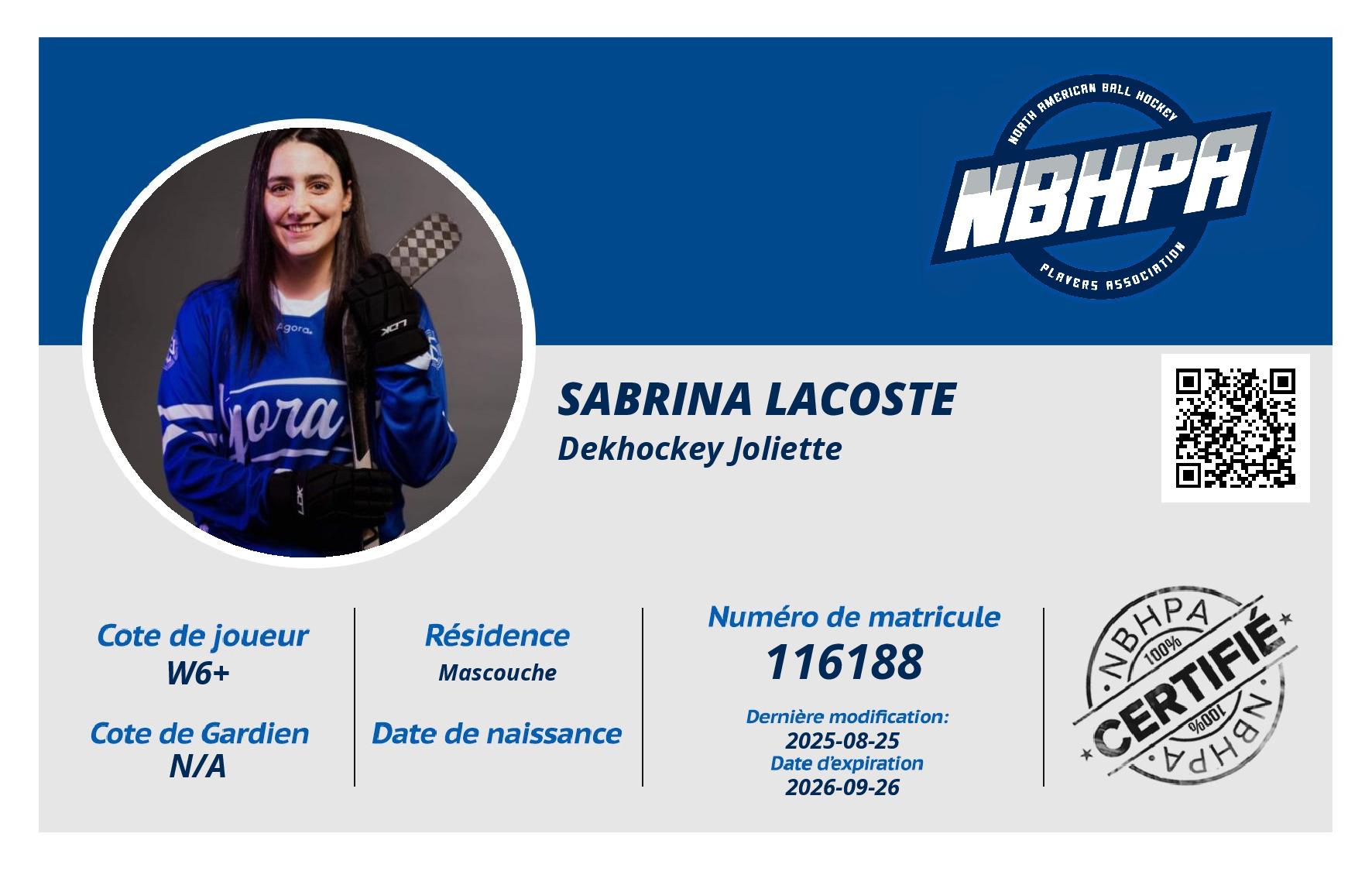 Sabrina Lacoste 