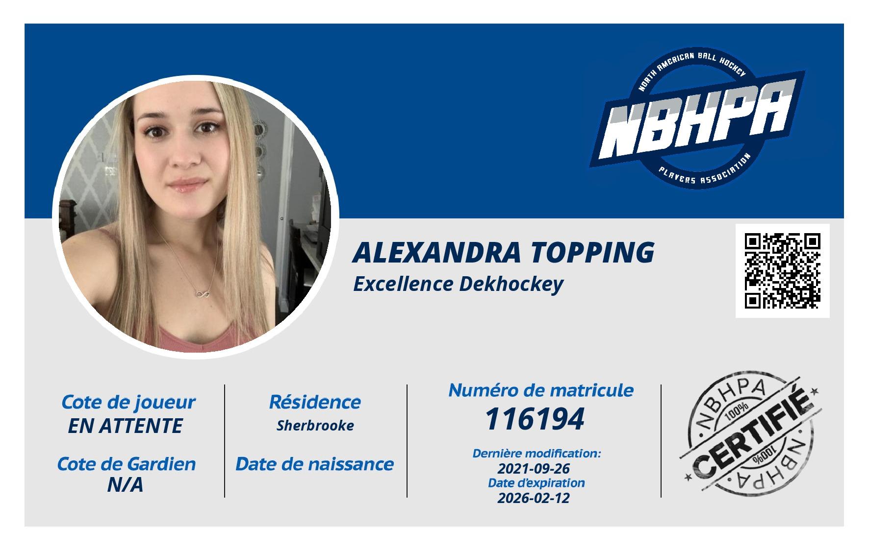Alexandra Topping