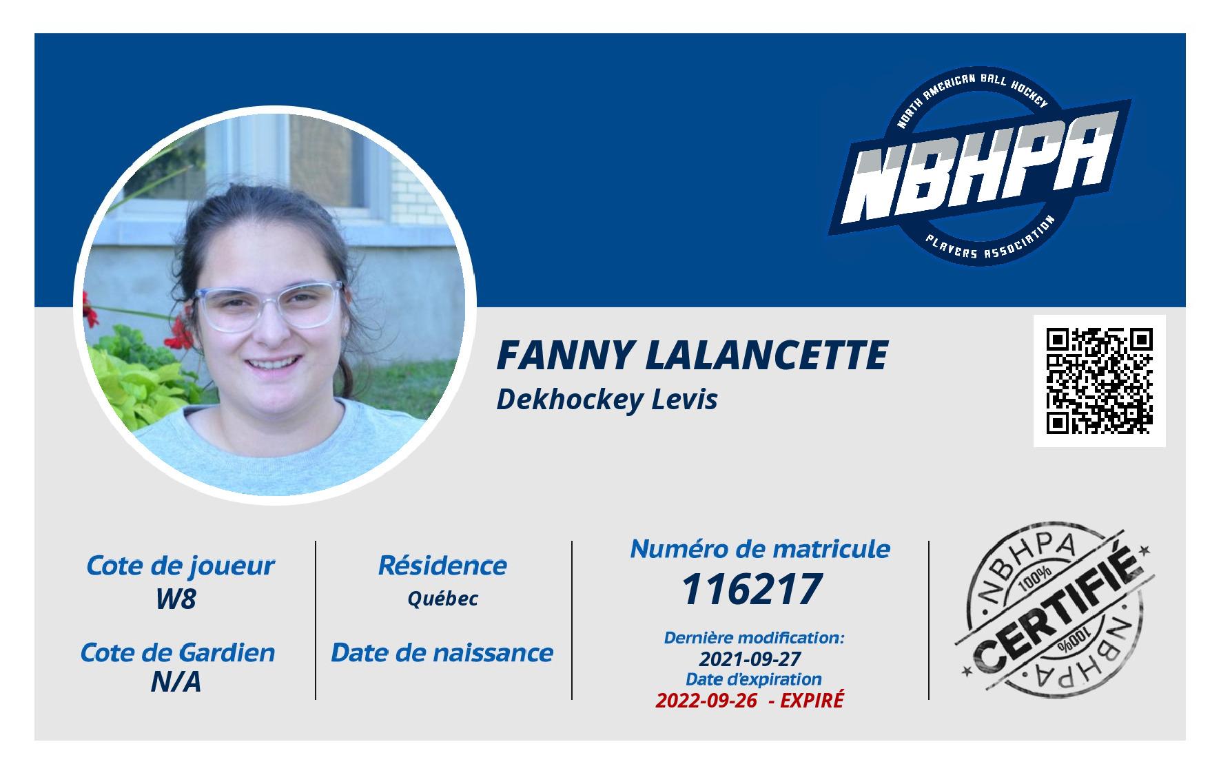 Fanny Lalancette