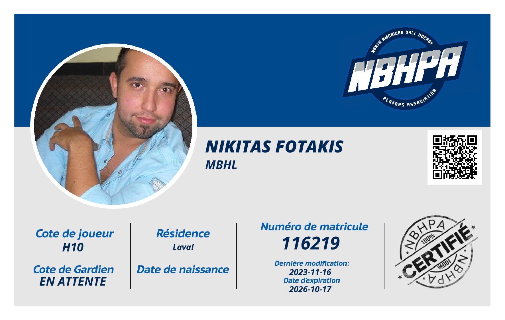 Nikitas Fotakis