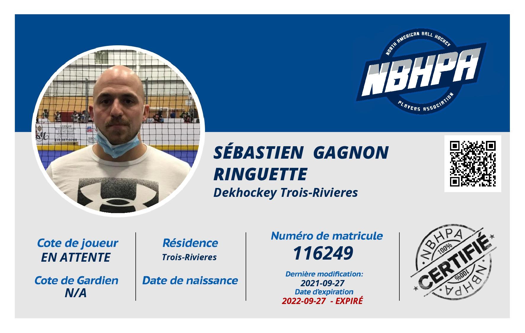 Sébastien  Gagnon Ringuette 