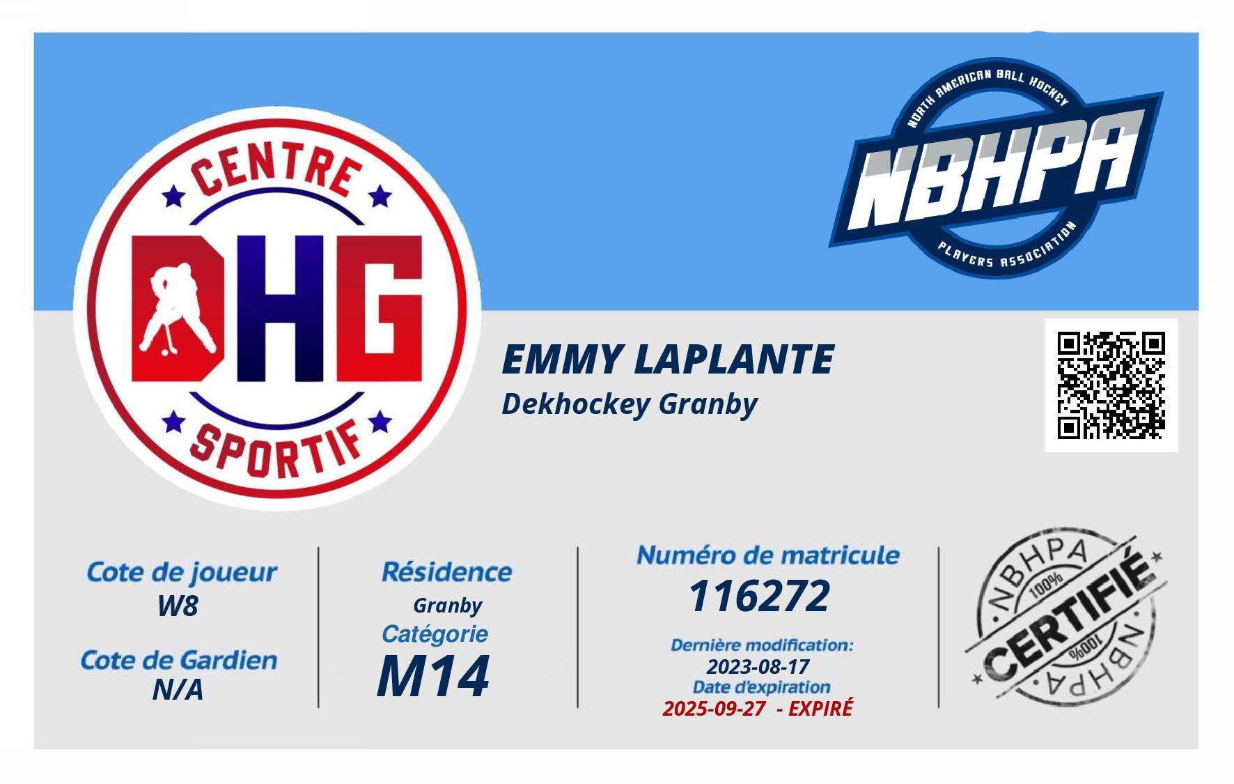 Emmy Laplante