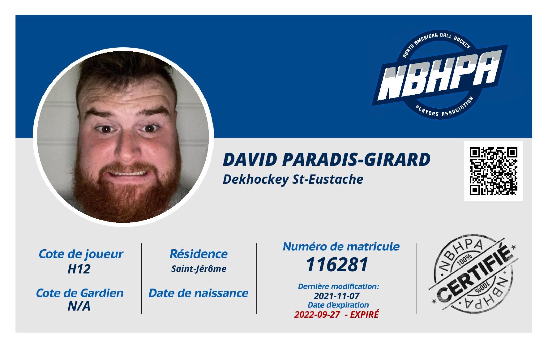 David Paradis-Girard