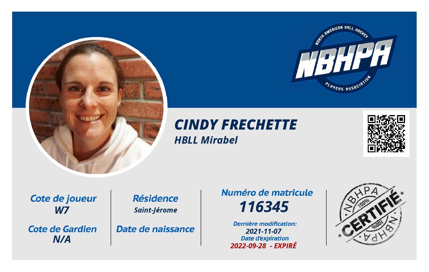 Cindy Frechette