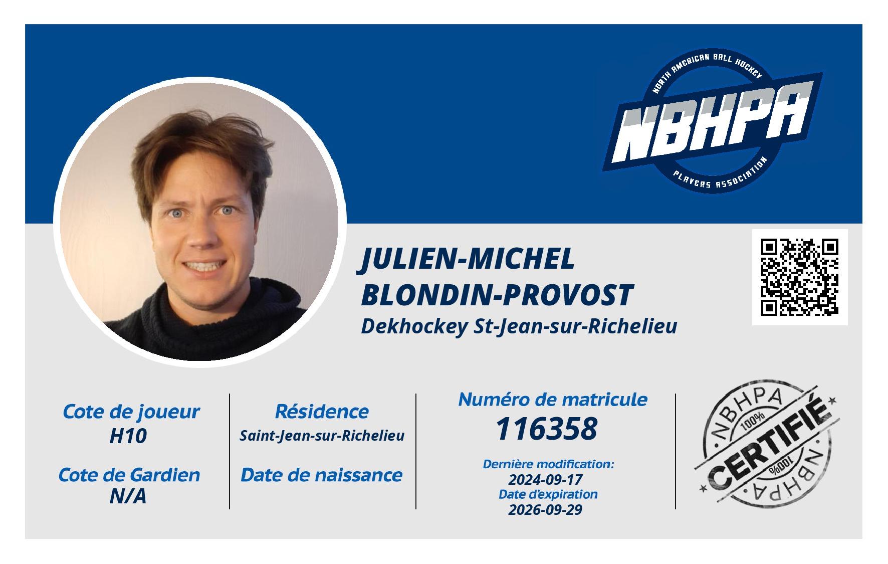 Julien-Michel Blondin-Provost