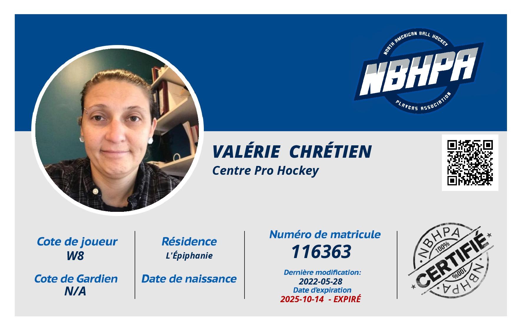Valérie  Chrétien