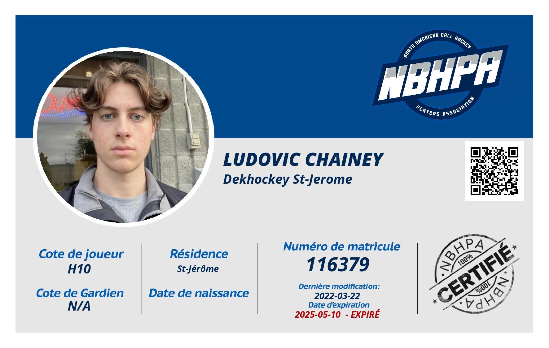 Ludovic Chainey