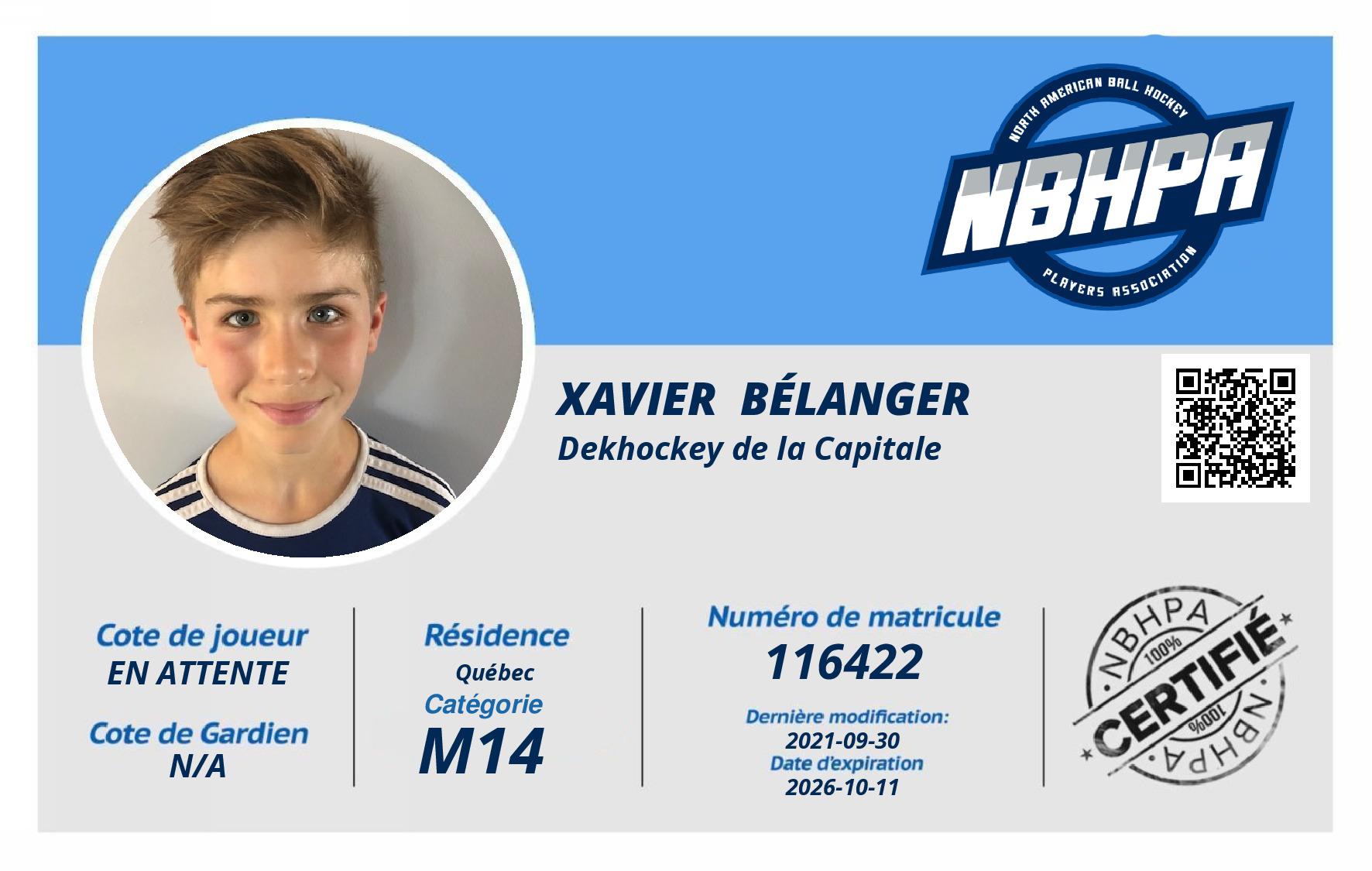 Xavier  Bélanger