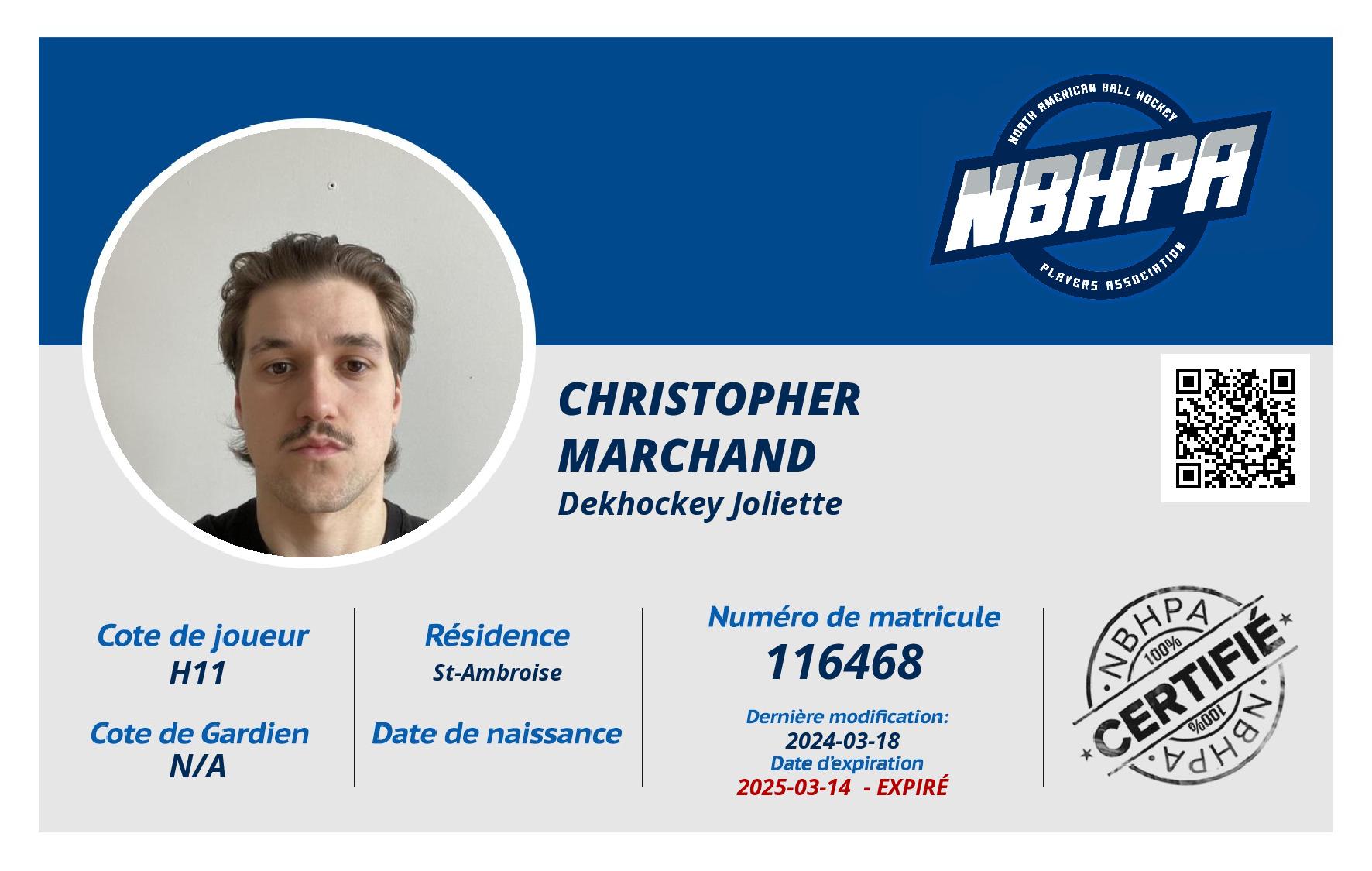 Christopher  Marchand 