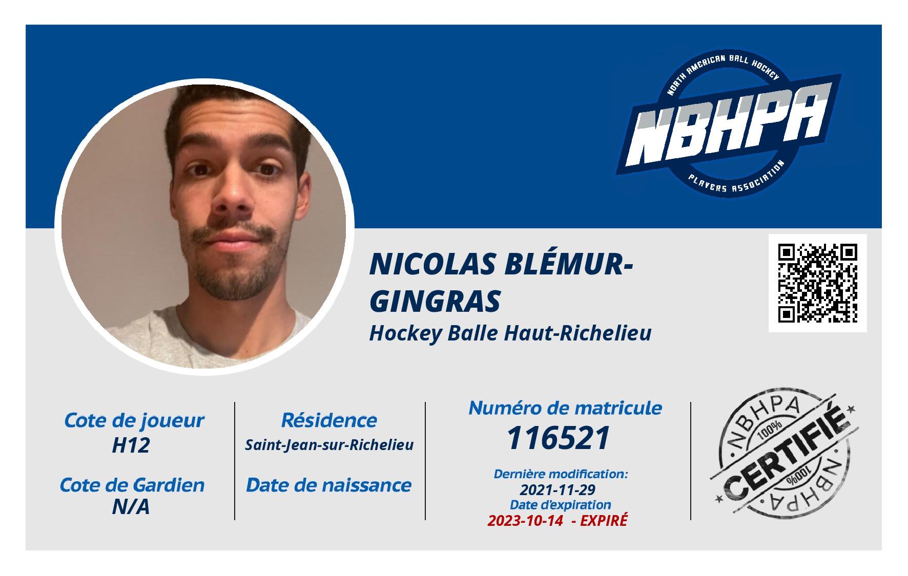 Nicolas Blémur-Gingras