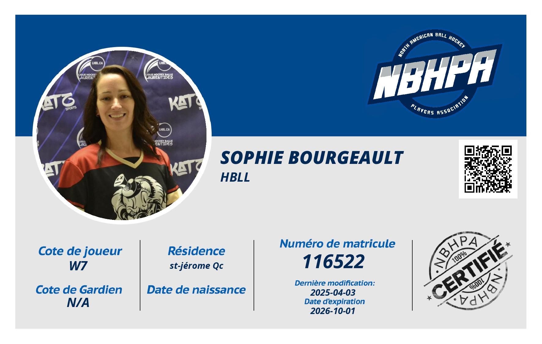 Sophie Bourgeault