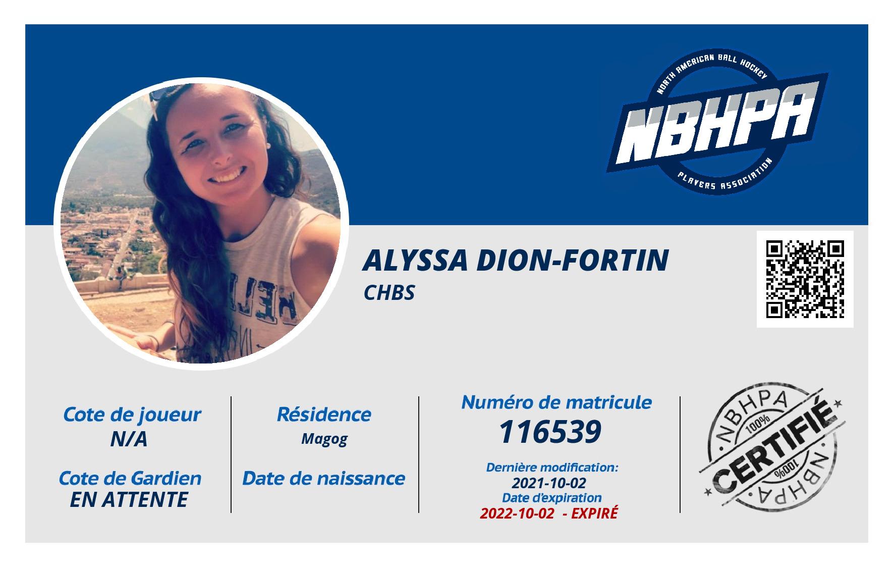 Alyssa Dion-Fortin