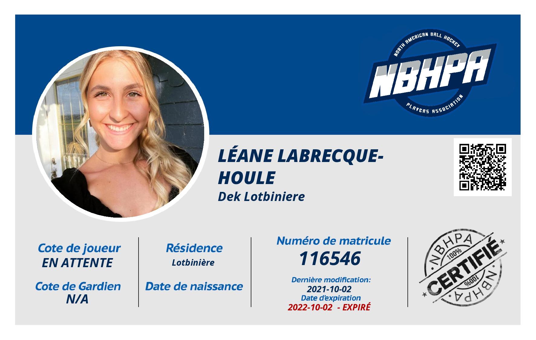 Léane Labrecque-Houle 