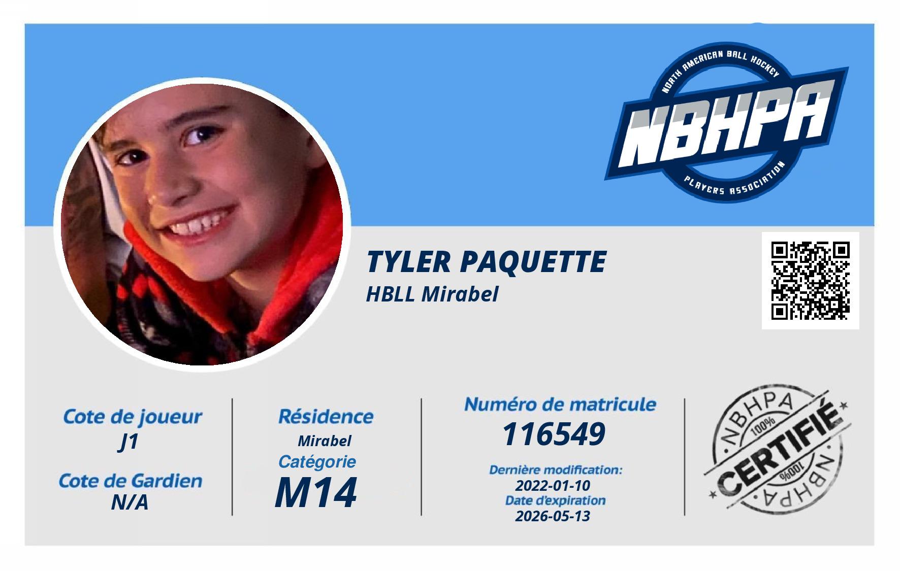 Tyler Paquette