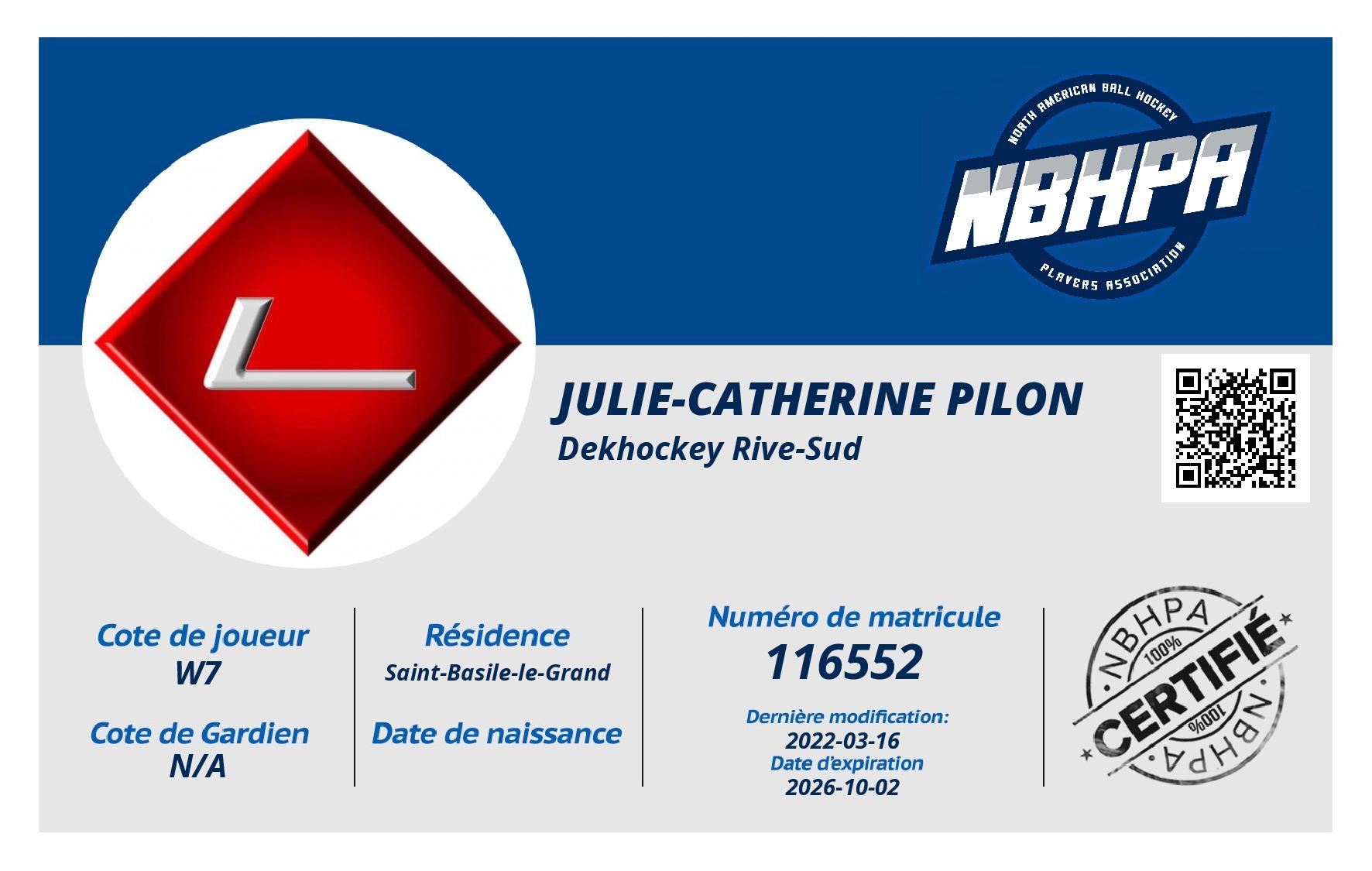 Julie-Catherine Pilon