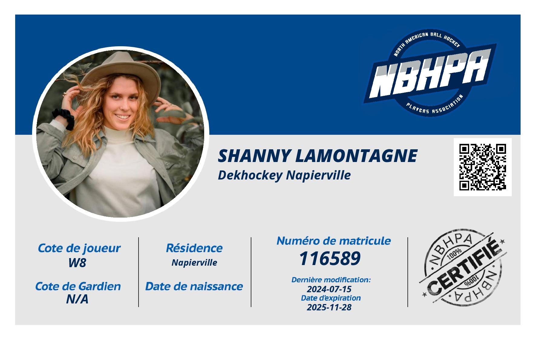 Shanny Lamontagne