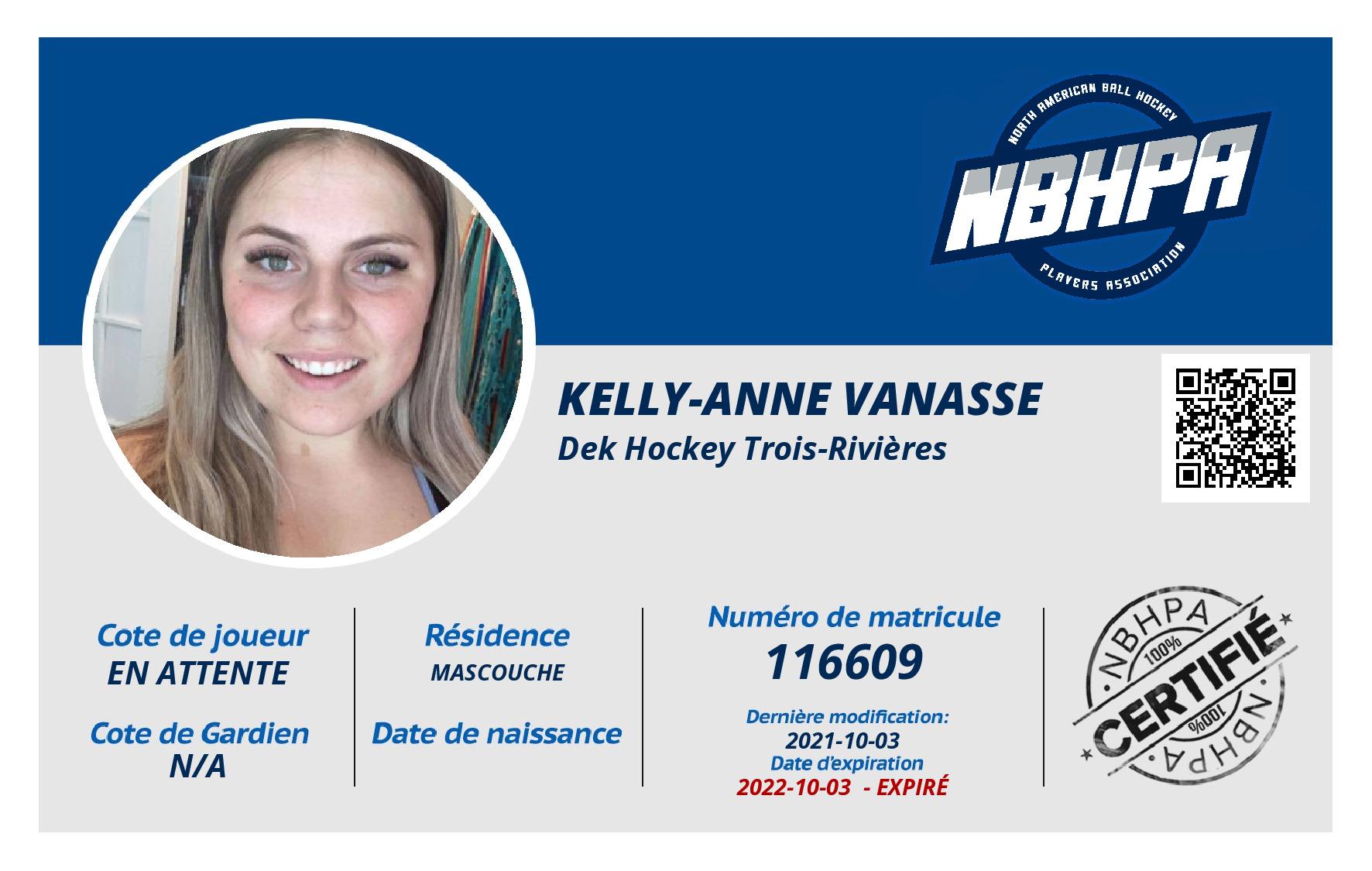 Kelly-Anne Vanasse
