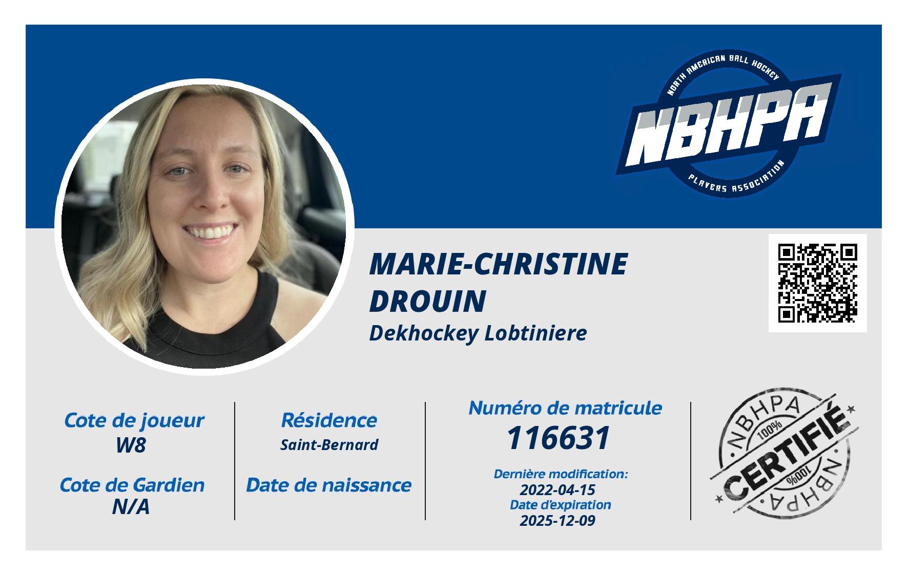Marie-Christine  Drouin