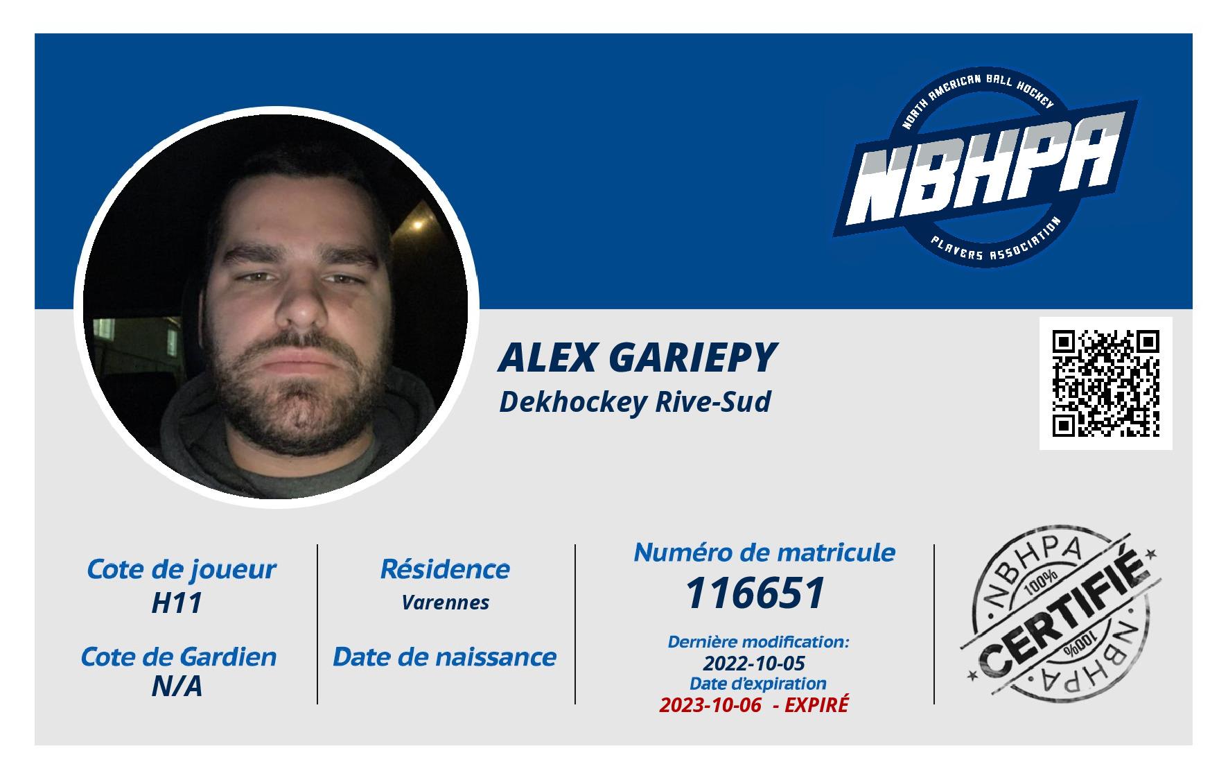 Alex Gariepy
