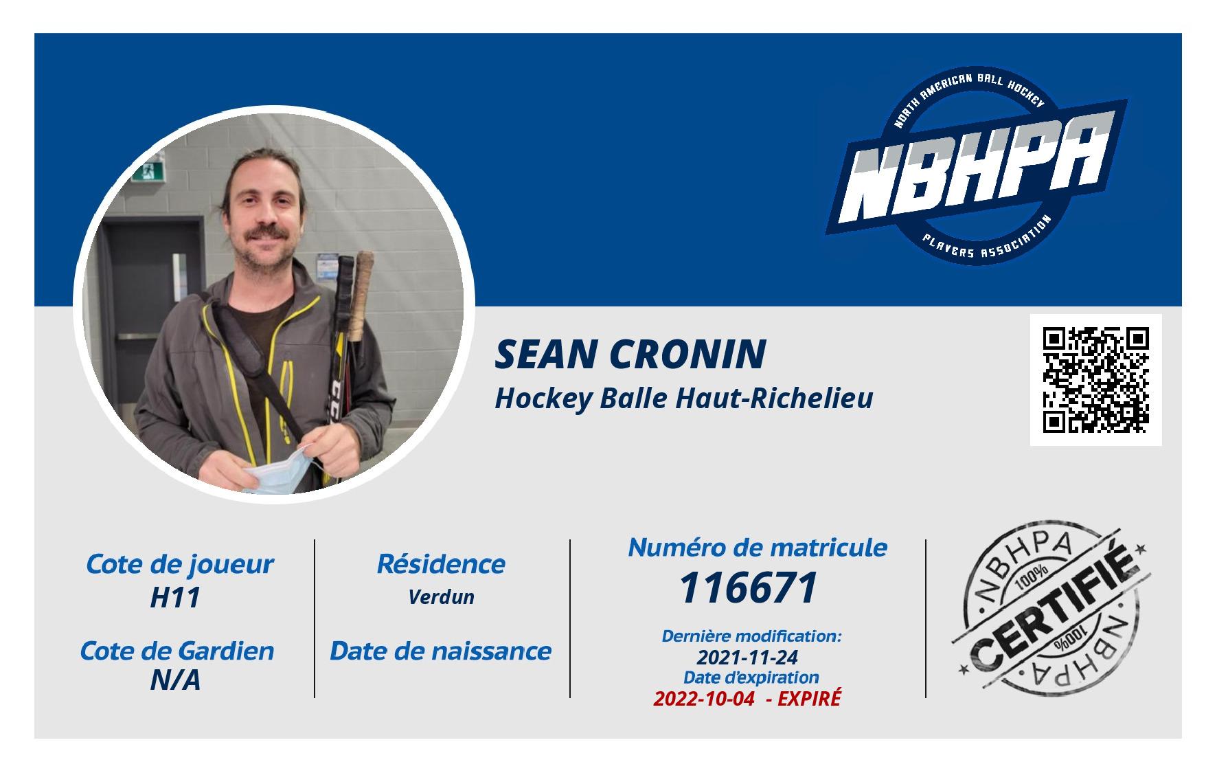 Sean Cronin