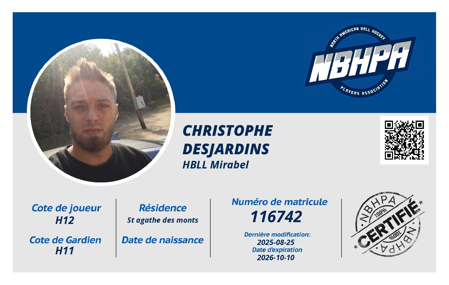 Christophe  Desjardins