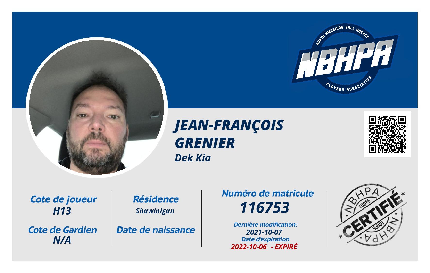 Jean-François  Grenier