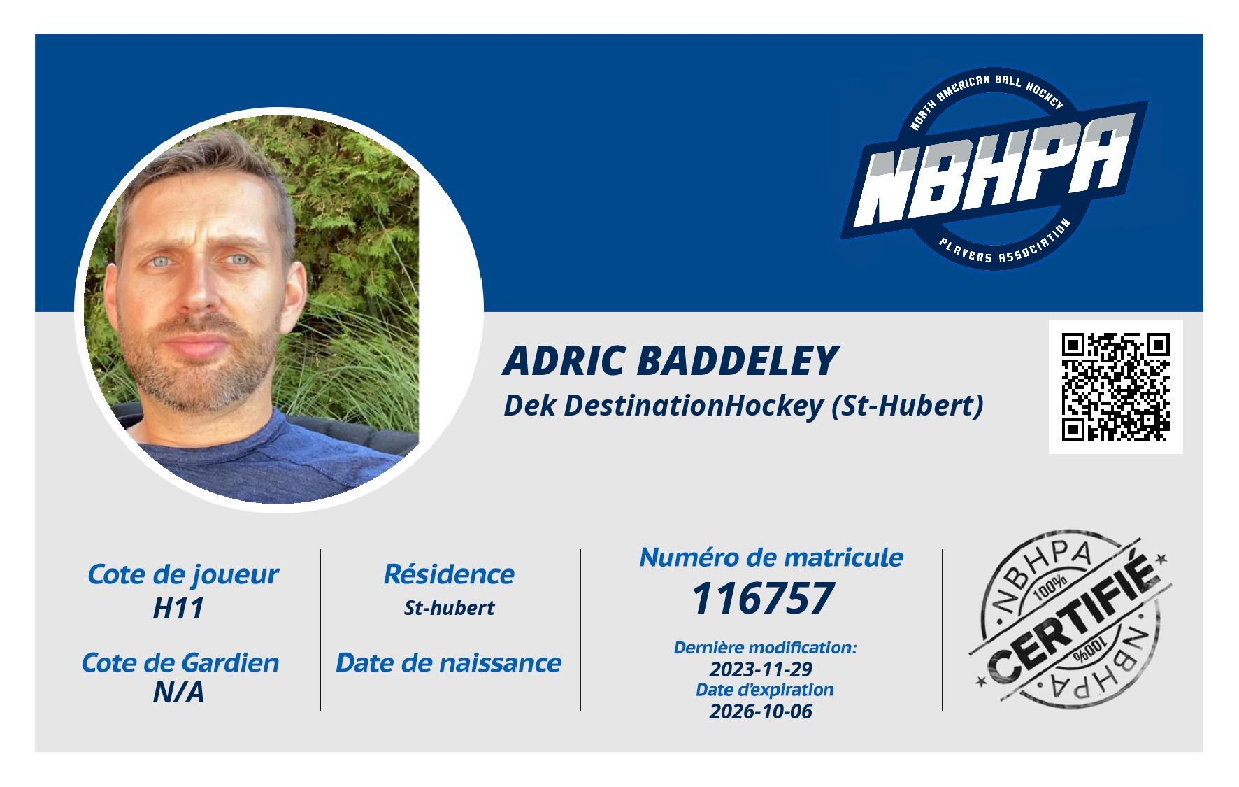 Adric Baddeley