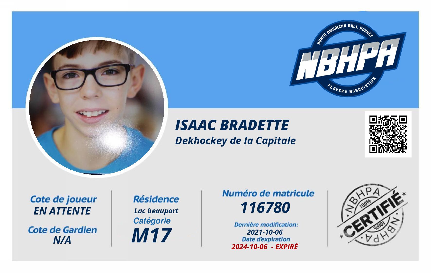 Isaac Bradette