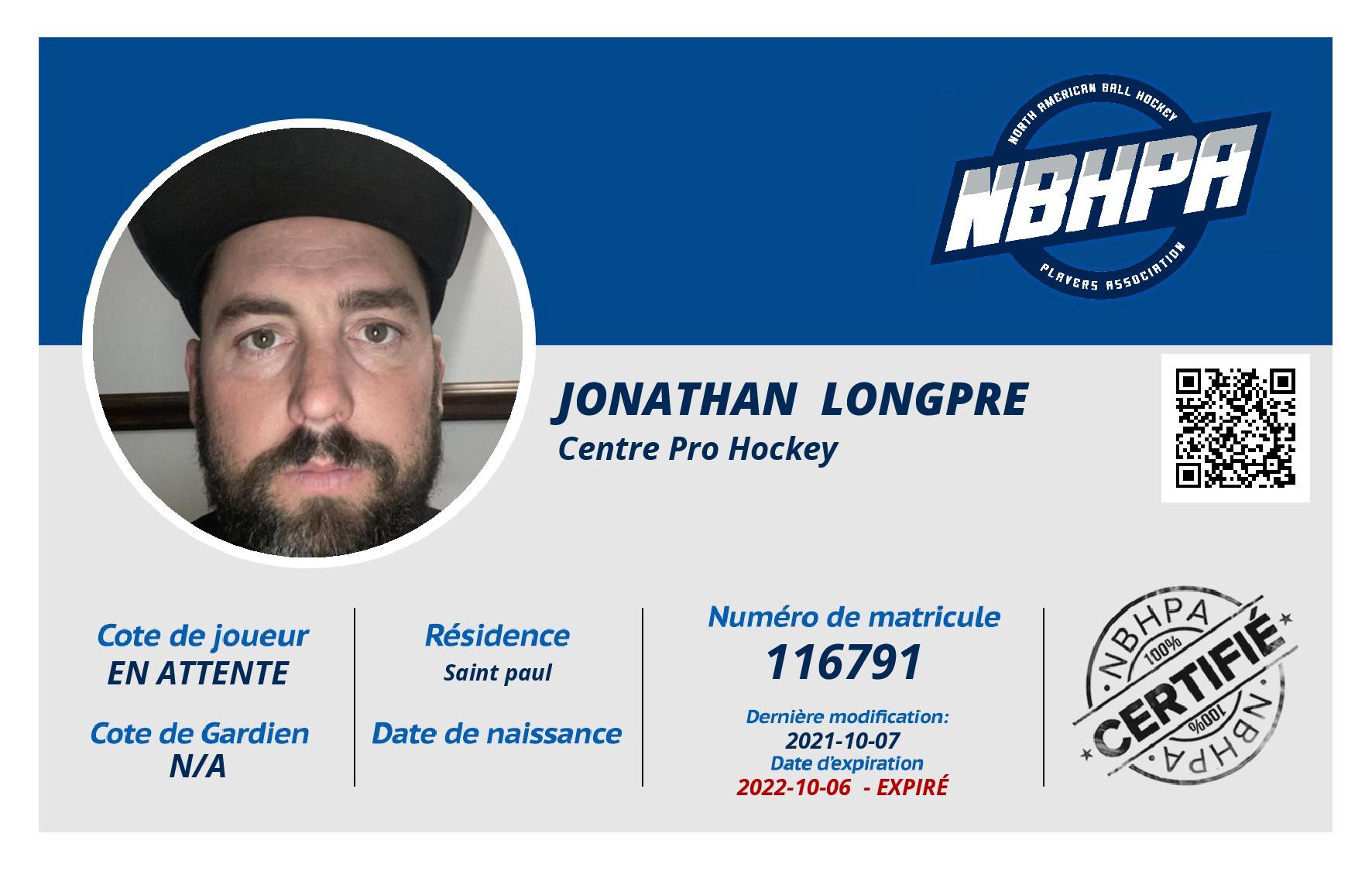 Jonathan  Longpre 