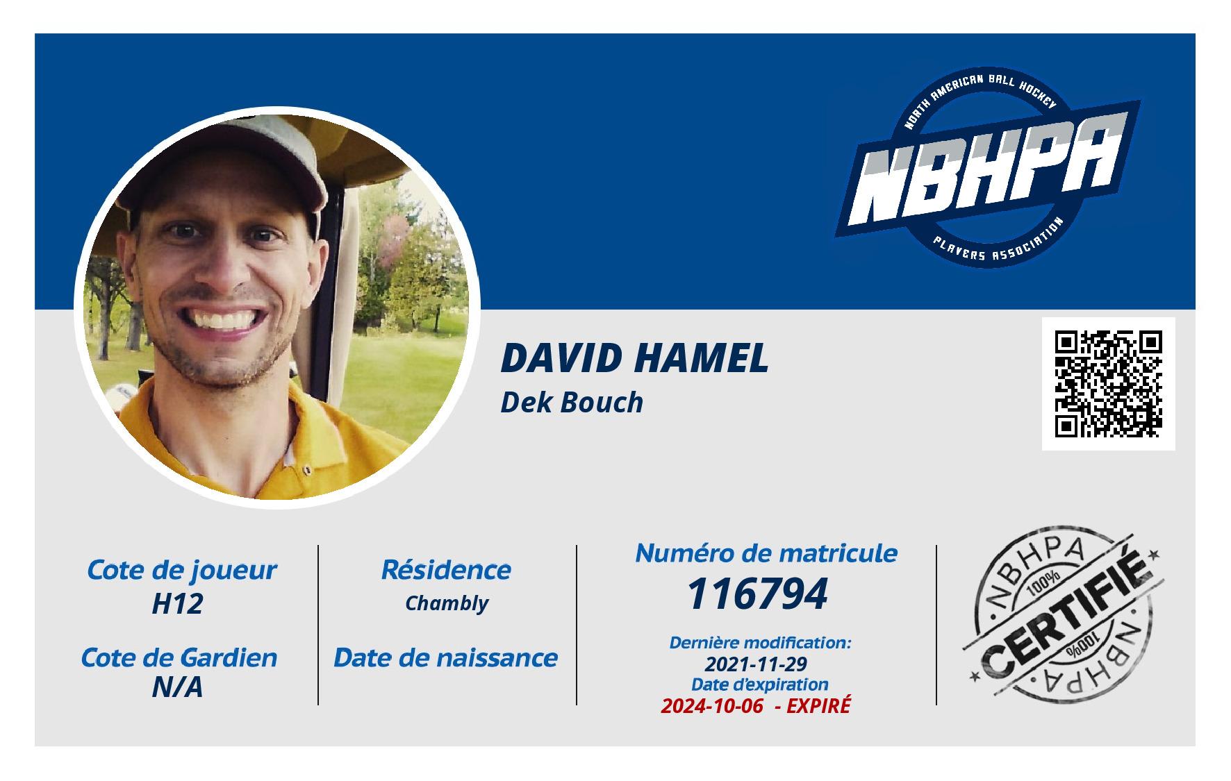 David Hamel