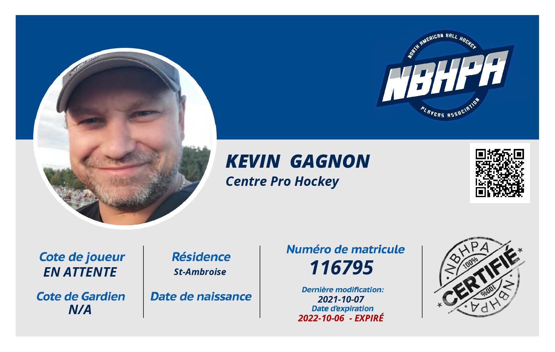 Kevin  Gagnon 