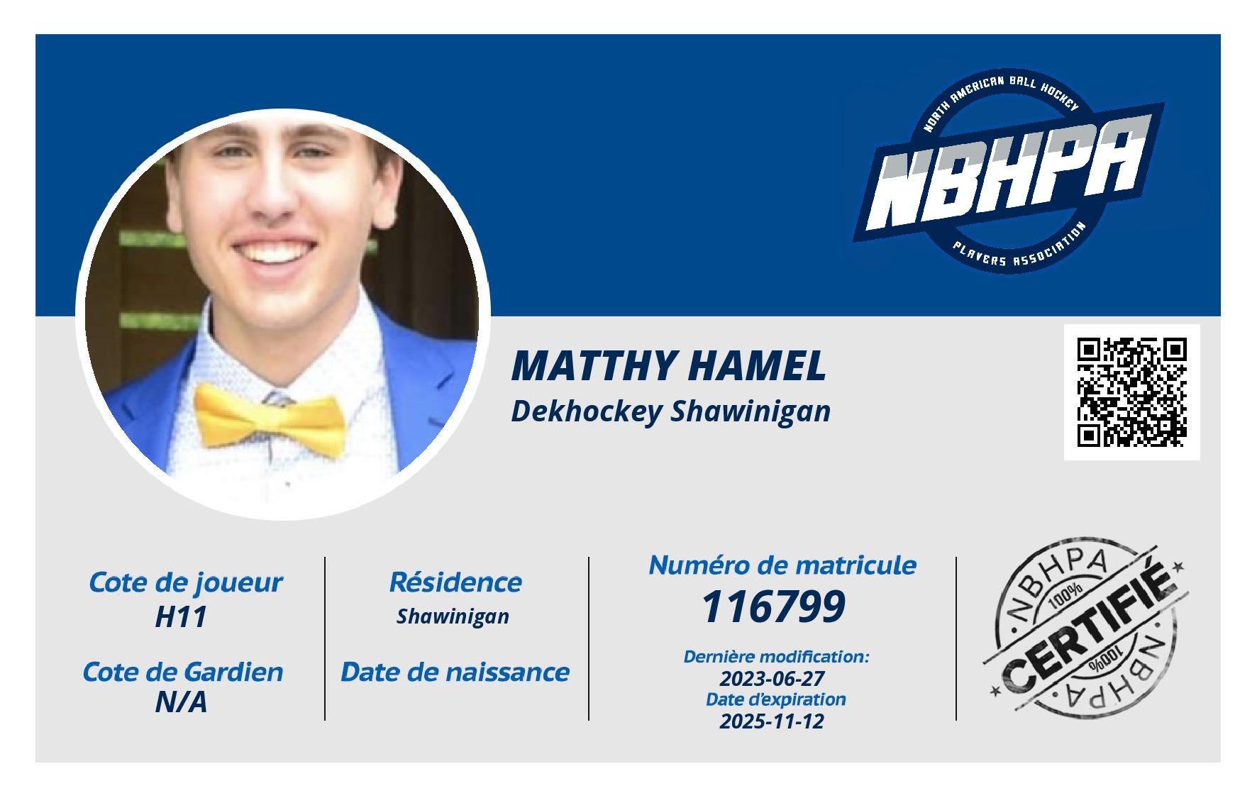 Matthy Hamel
