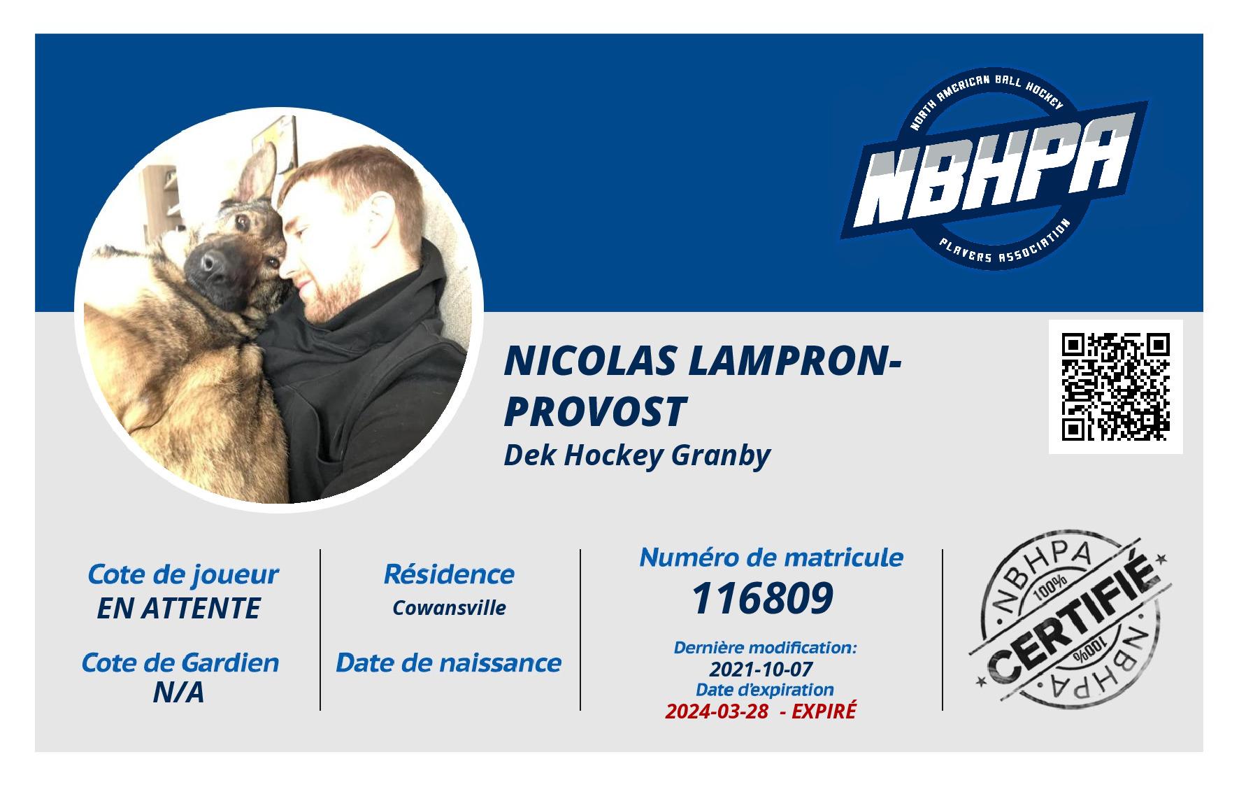 Nicolas Lampron-Provost