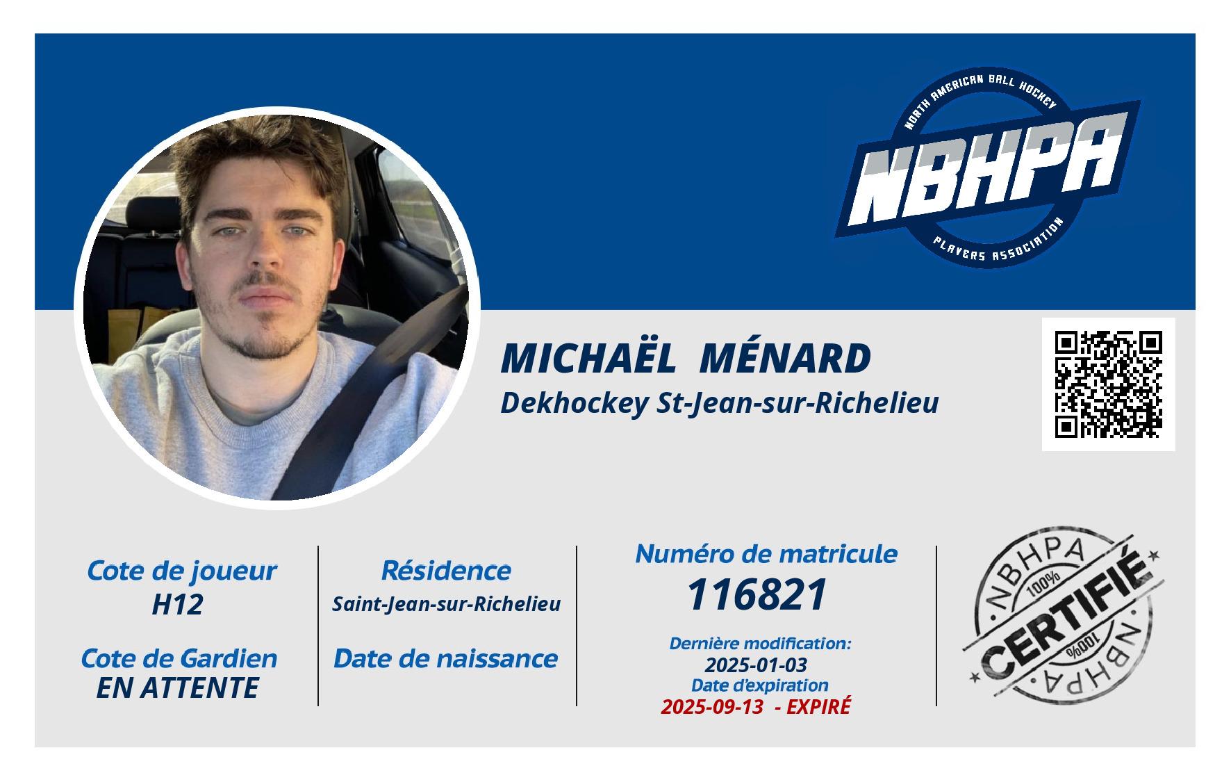 Michaël  Ménard
