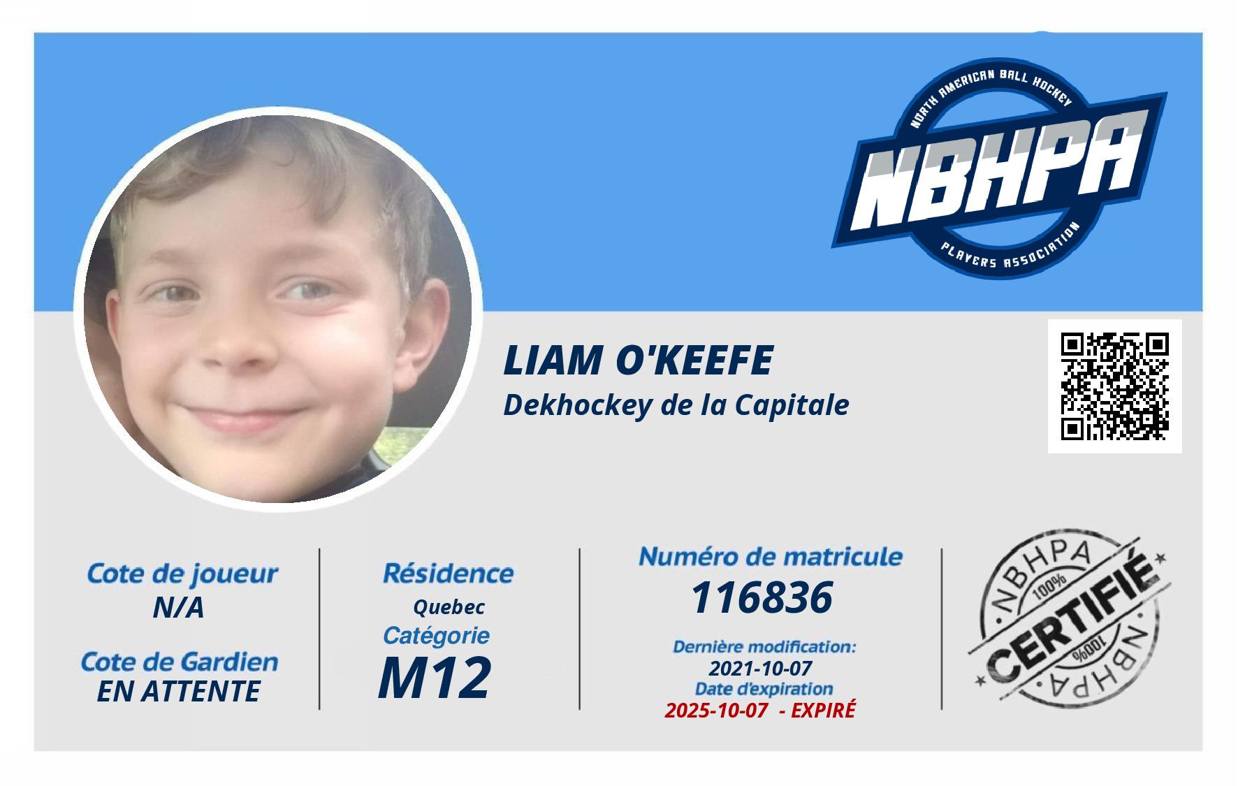 Liam O'Keefe