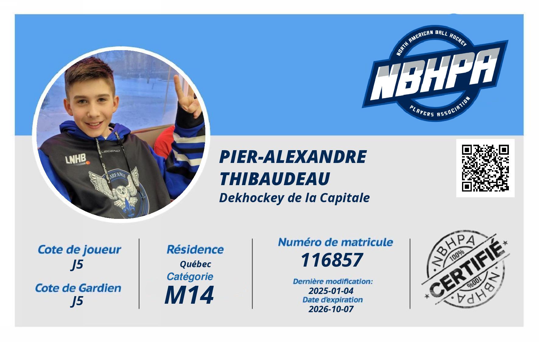 Pier-Alexandre Thibaudeau
