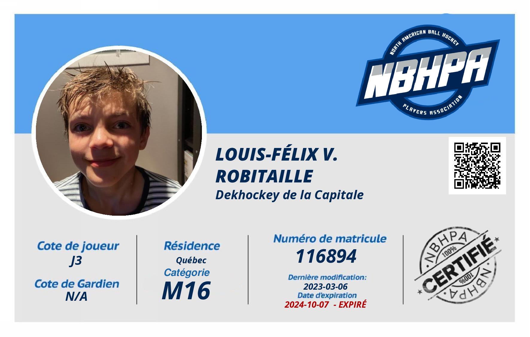Louis-Félix V. Robitaille