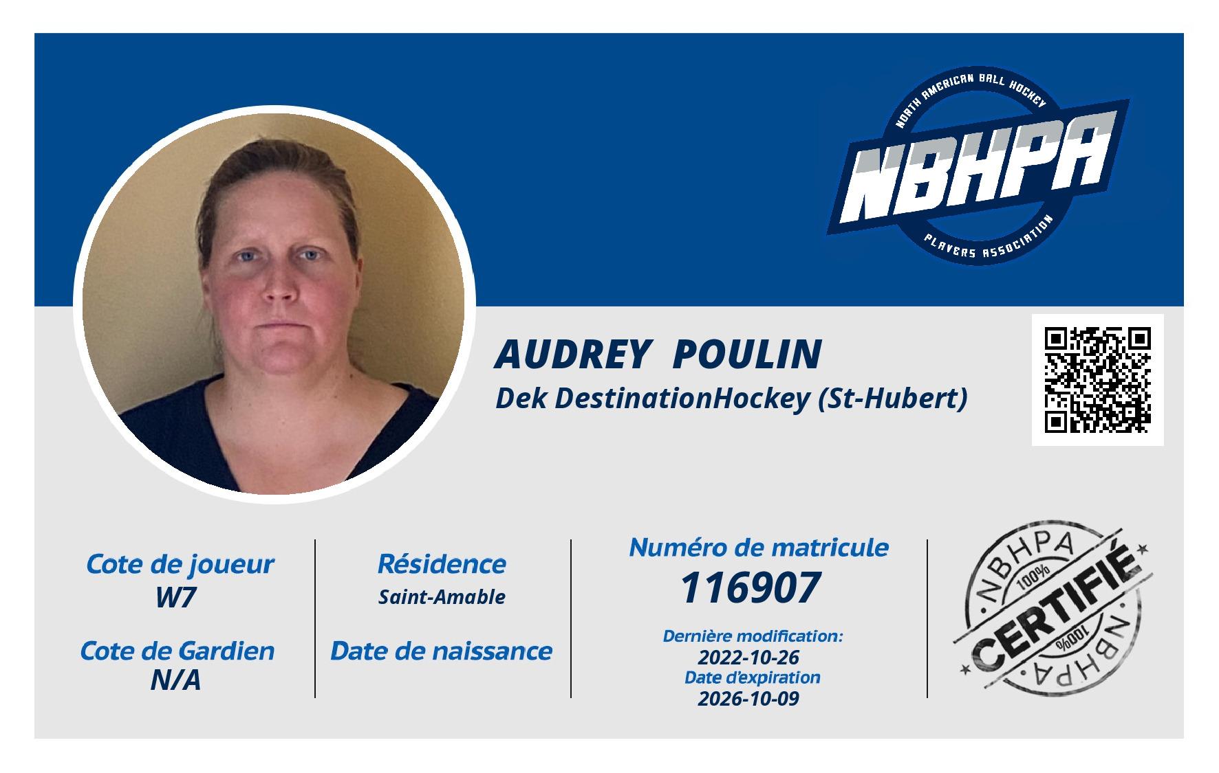 Audrey  Poulin