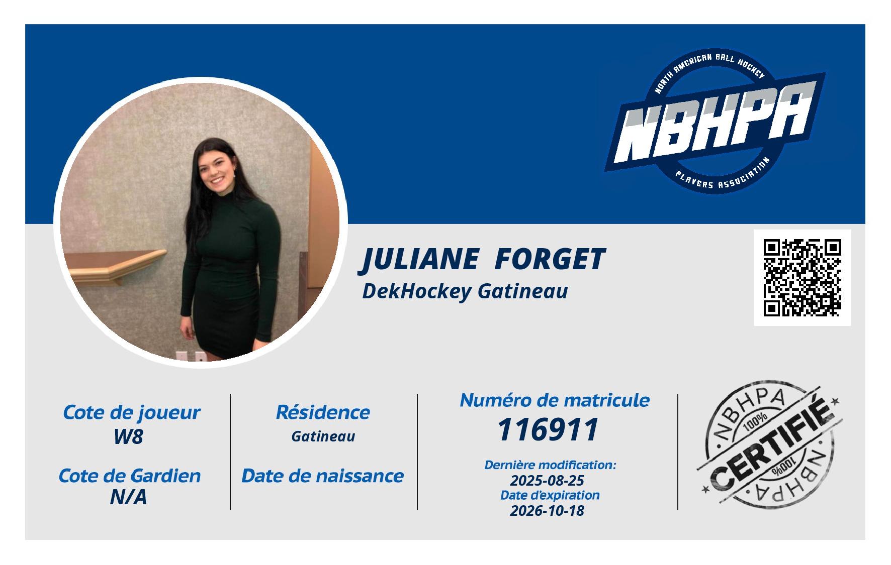 Juliane  Forget