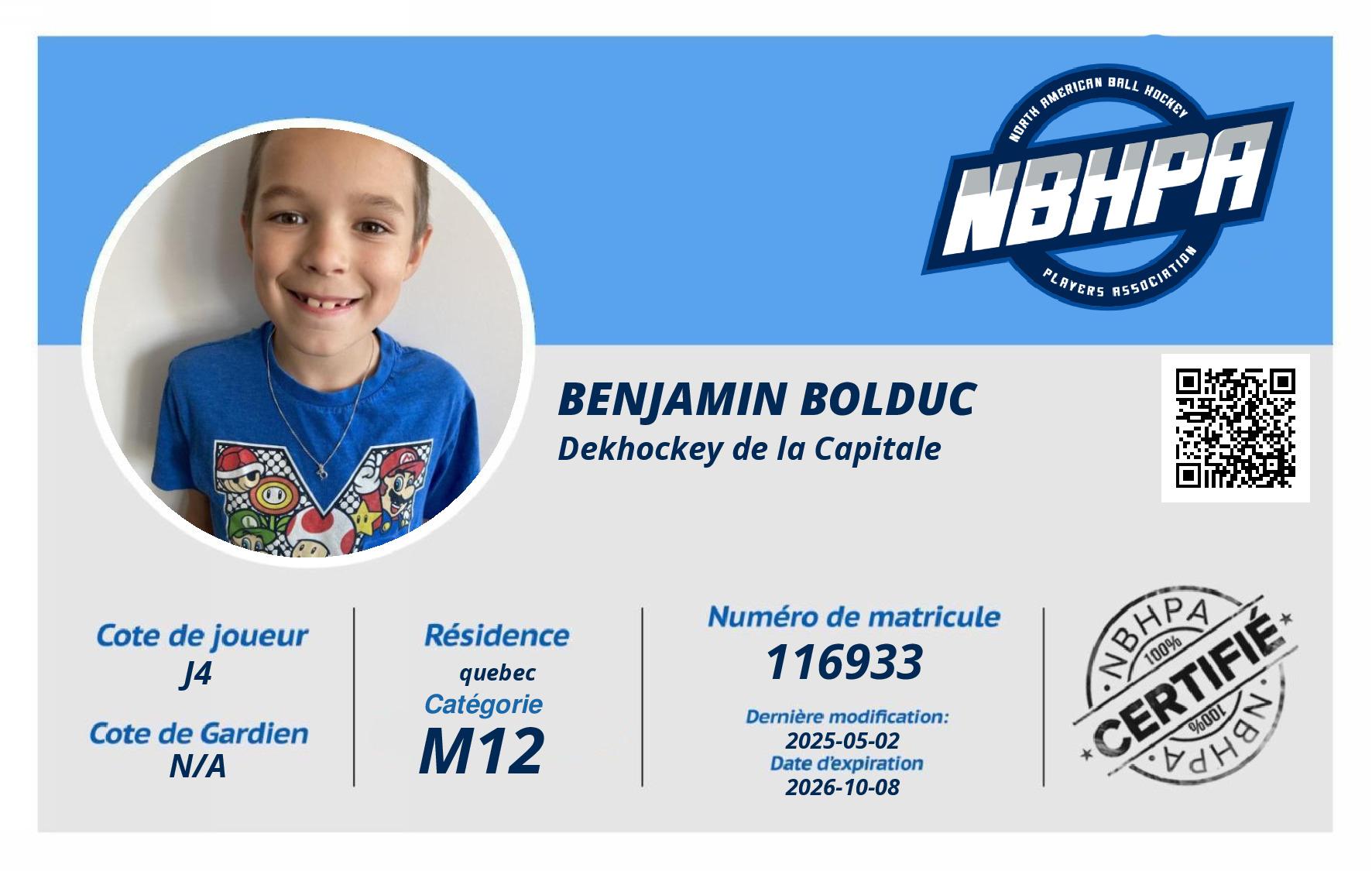Benjamin Bolduc