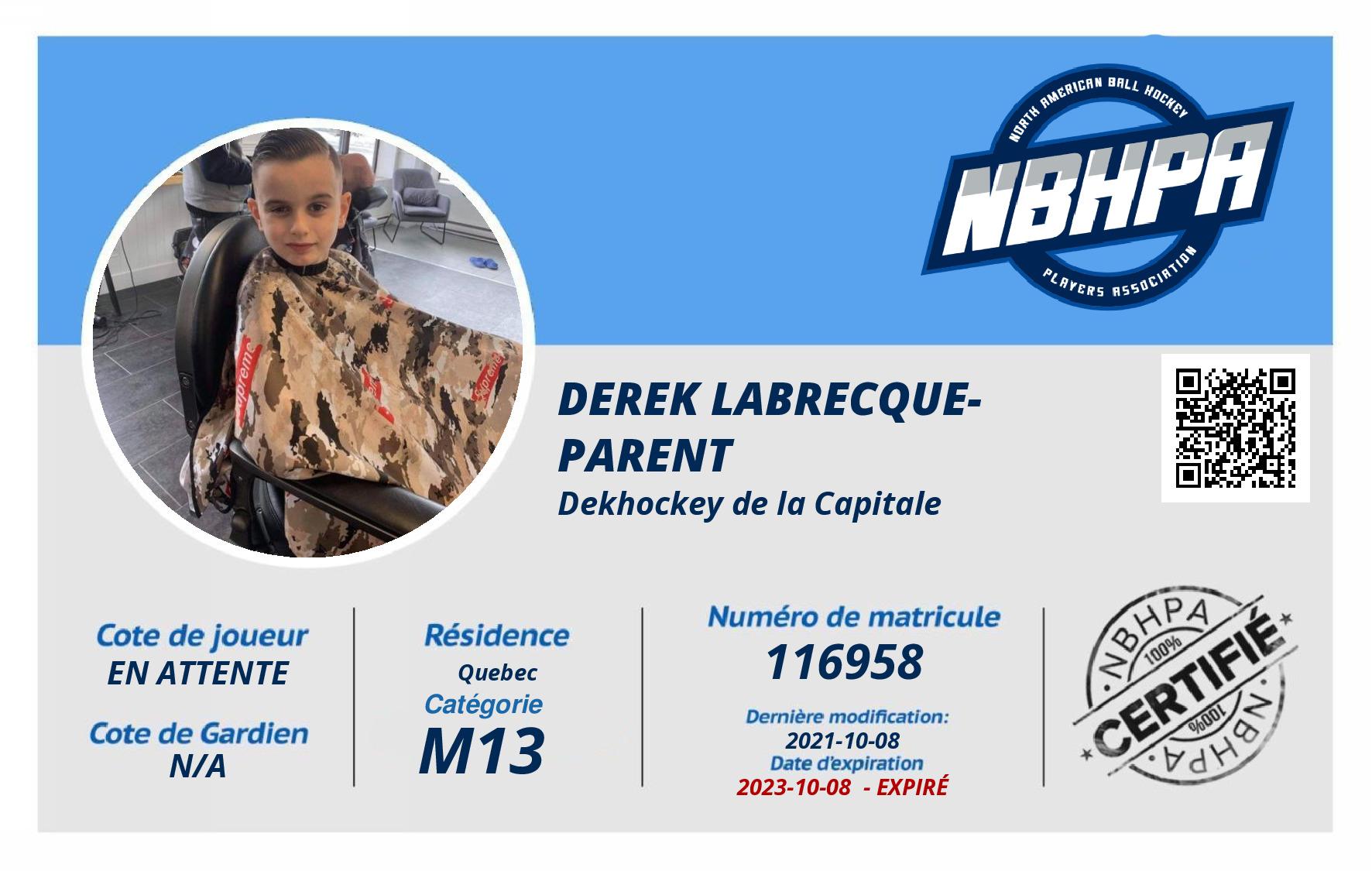 Derek Labrecque-parent 