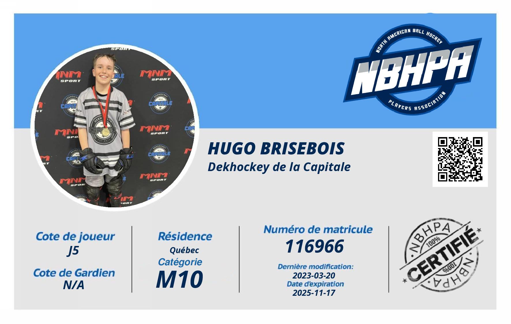 Hugo Brisebois