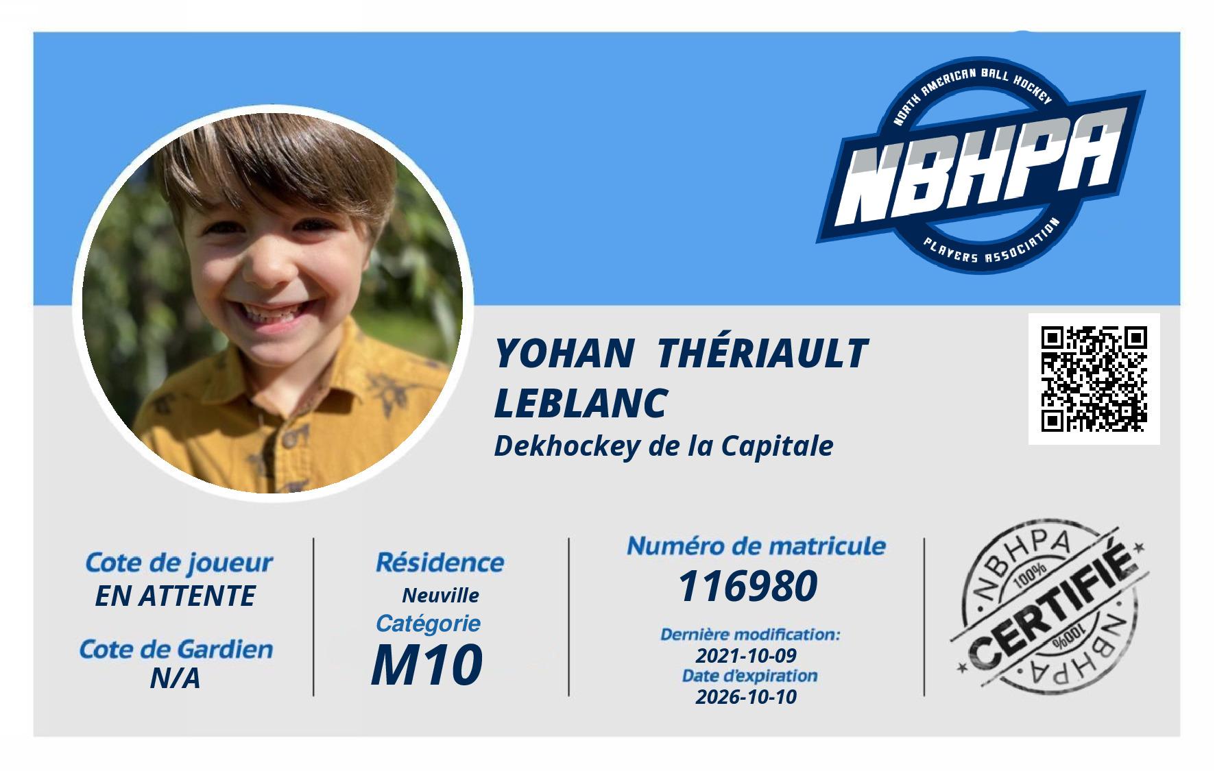 Yohan  Thériault LeBlanc
