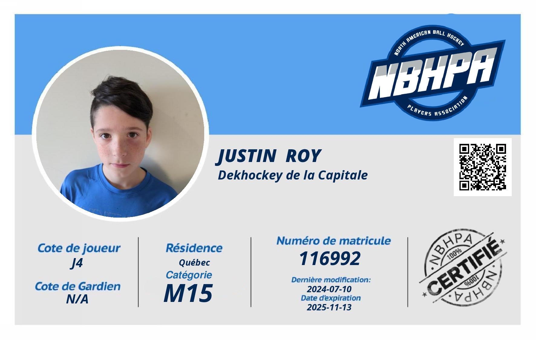 Justin  Roy