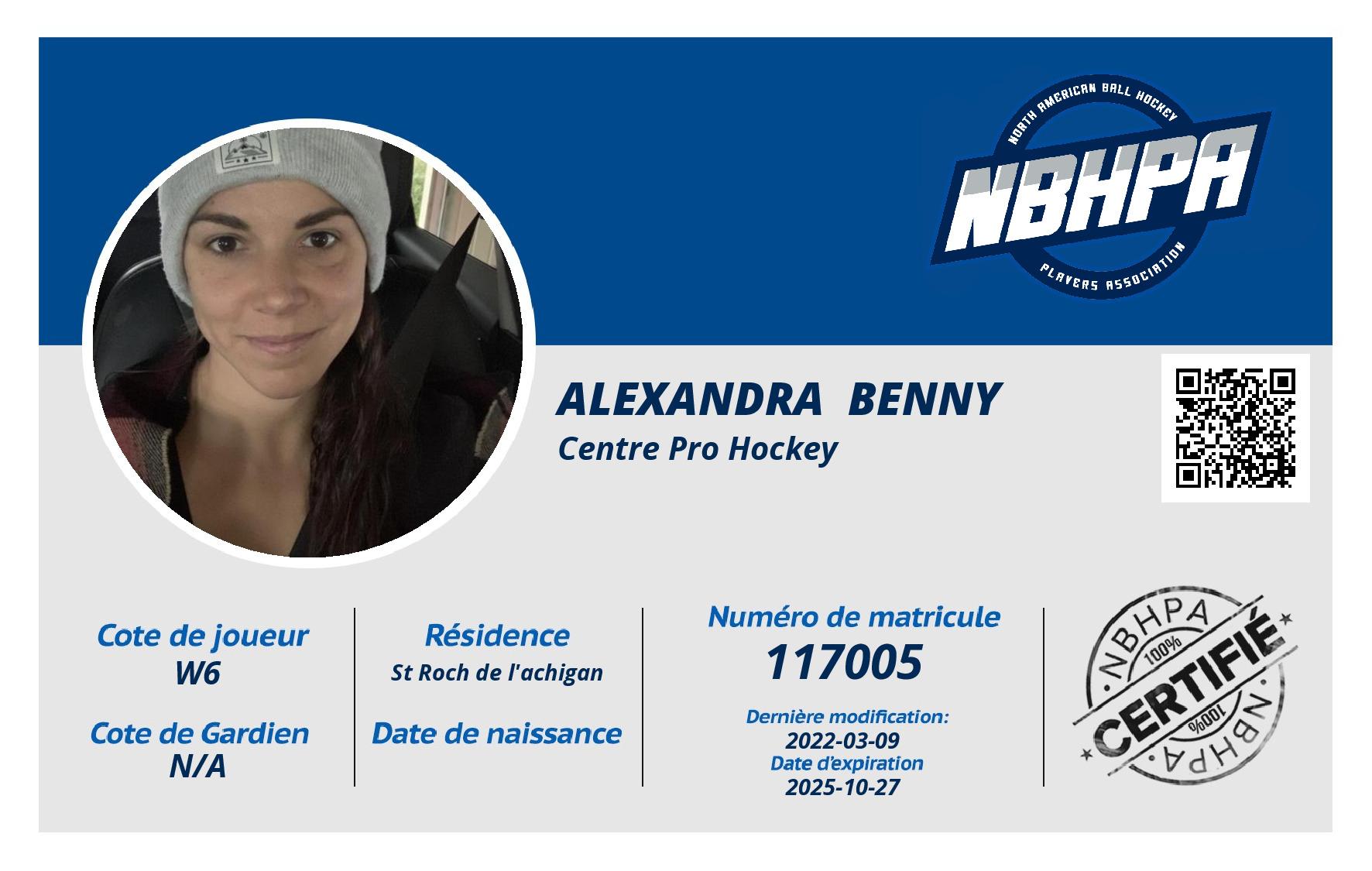 Alexandra  Benny